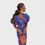 Lily - Vestido Fuego Tropical - Ines Braga