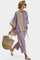 Lorena | Conjunto Boho De Linho E Bambu Lavanda Elegante - Ines Braga