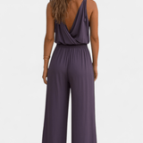 Lorena | Vestido Mono com Detalhes Dourados e Fenda na Perna - Ines Braga