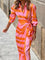 Louisa | Vestido Envelope de Verão com Gola em Tecido Leve - Ines Braga