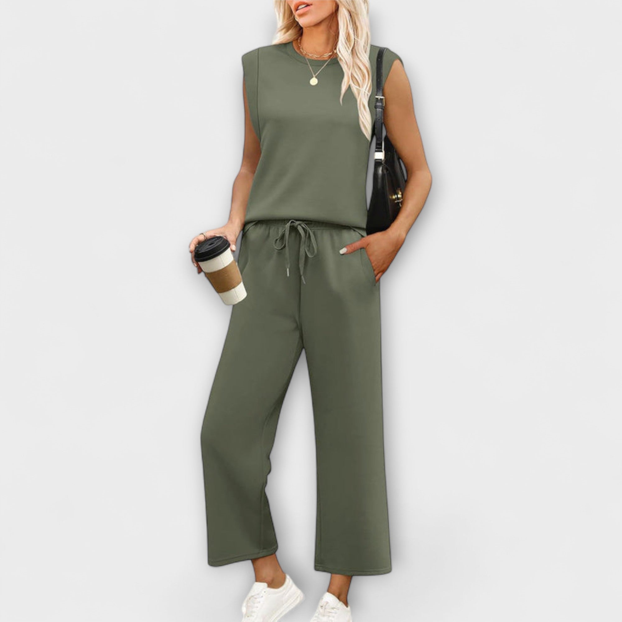 Lourdes - Conjunto feminino de duas peças - Ines Braga
