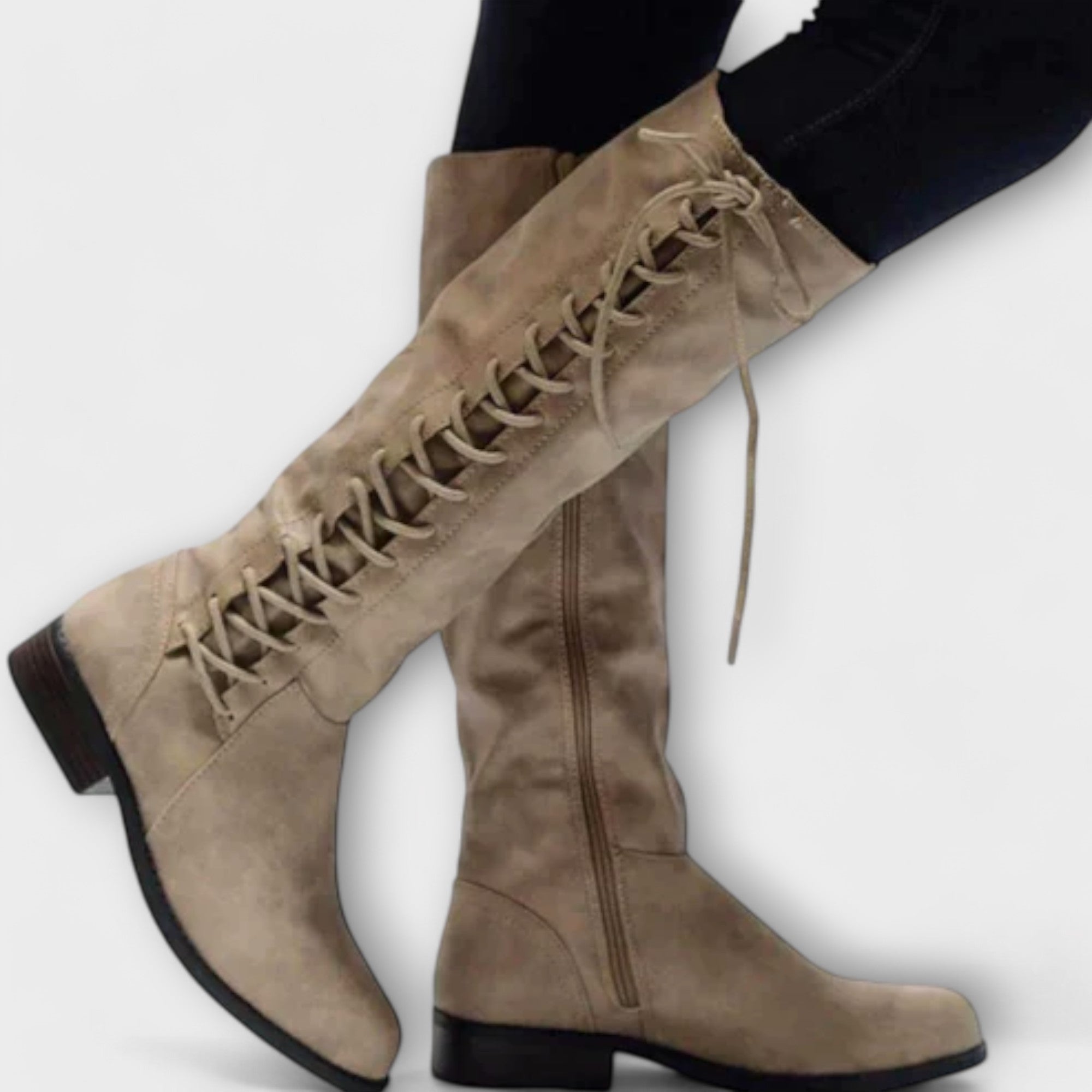 Lucía - Botins com atacadores elegantes - Ines Braga