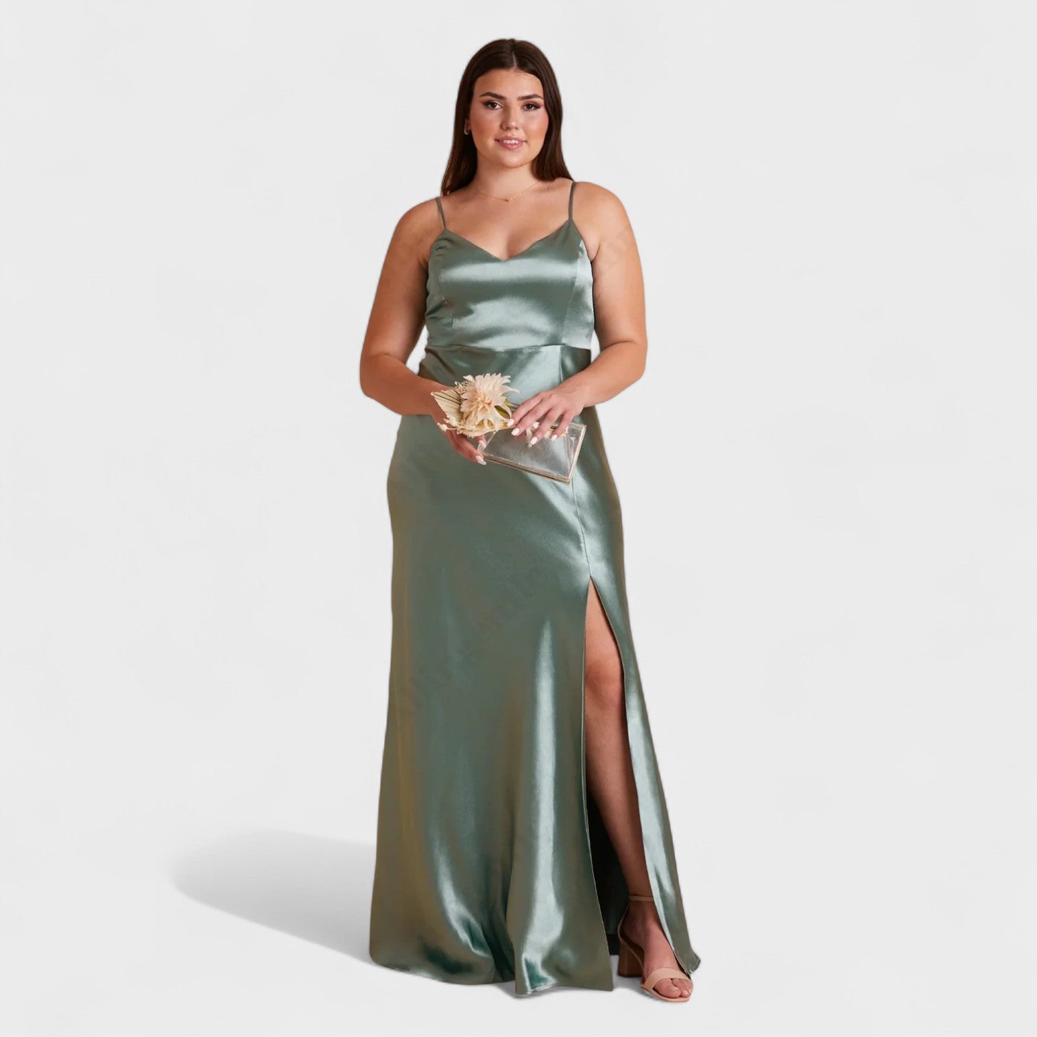 Lucía Satin - Vestido comprido - Ines Braga