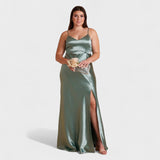 Lucía Satin - Vestido comprido - Ines Braga