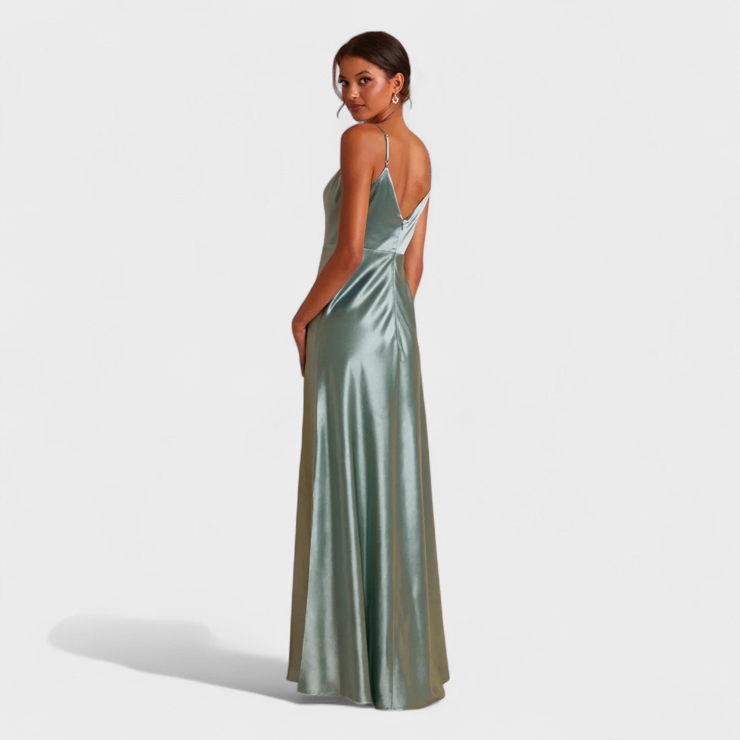 Lucía Satin - Vestido comprido - Ines Braga
