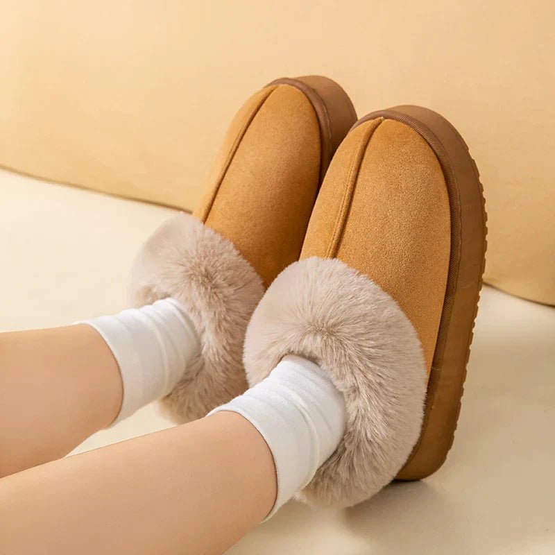 Lumina | Botas de Salto Alto com Forro de Pelúcia Quentes - Ines Braga