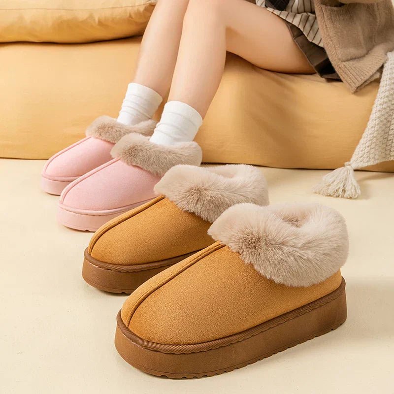 Lumina | Botas de Salto Alto com Forro de Pelúcia Quentes - Ines Braga