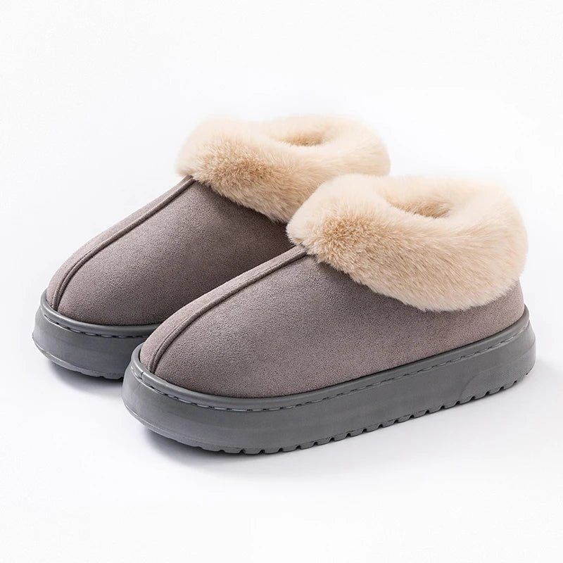Lumina | Botas de Salto Alto com Forro de Pelúcia Quentes - Ines Braga