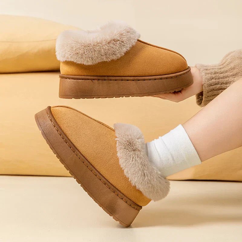 Lumina | Botas de Salto Alto com Forro de Pelúcia Quentes - Ines Braga