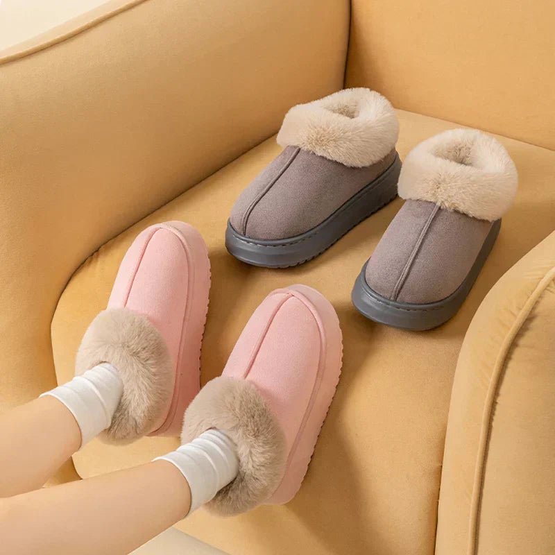 Lumina | Botas de Salto Alto com Forro de Pelúcia Quentes - Ines Braga