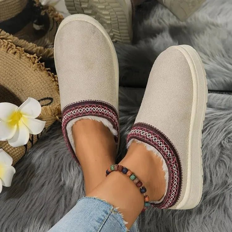 Luna | Botas Femininas Quentes com Forro de Pelúcia - Ines Braga