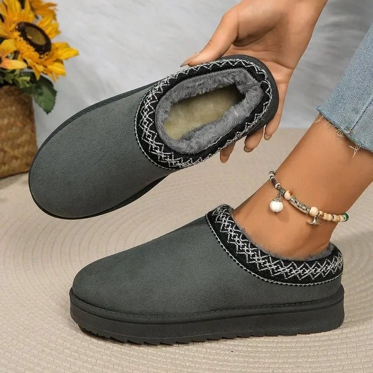 Luna | Botas Femininas Quentes com Forro de Pelúcia - Ines Braga