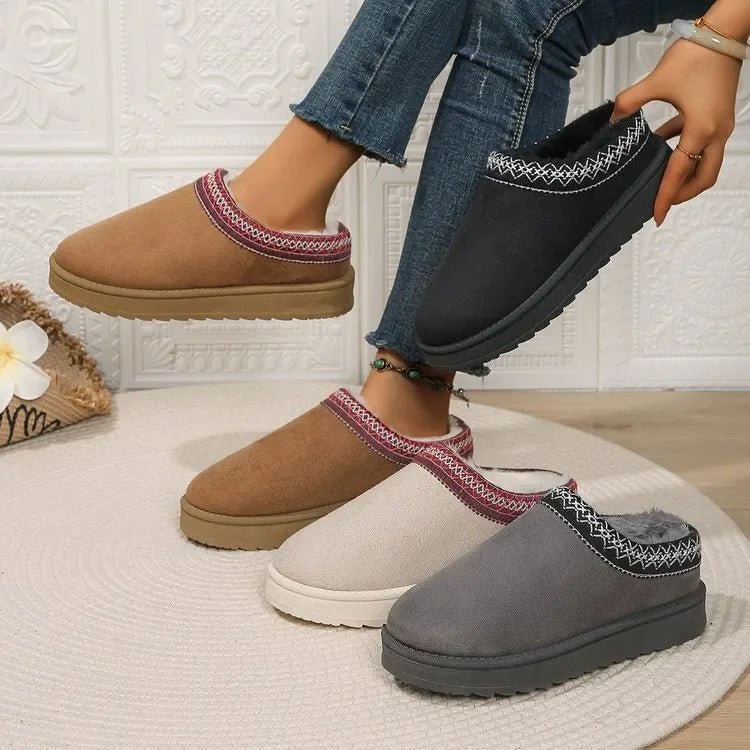 Luna | Botas Femininas Quentes com Forro de Pelúcia - Ines Braga