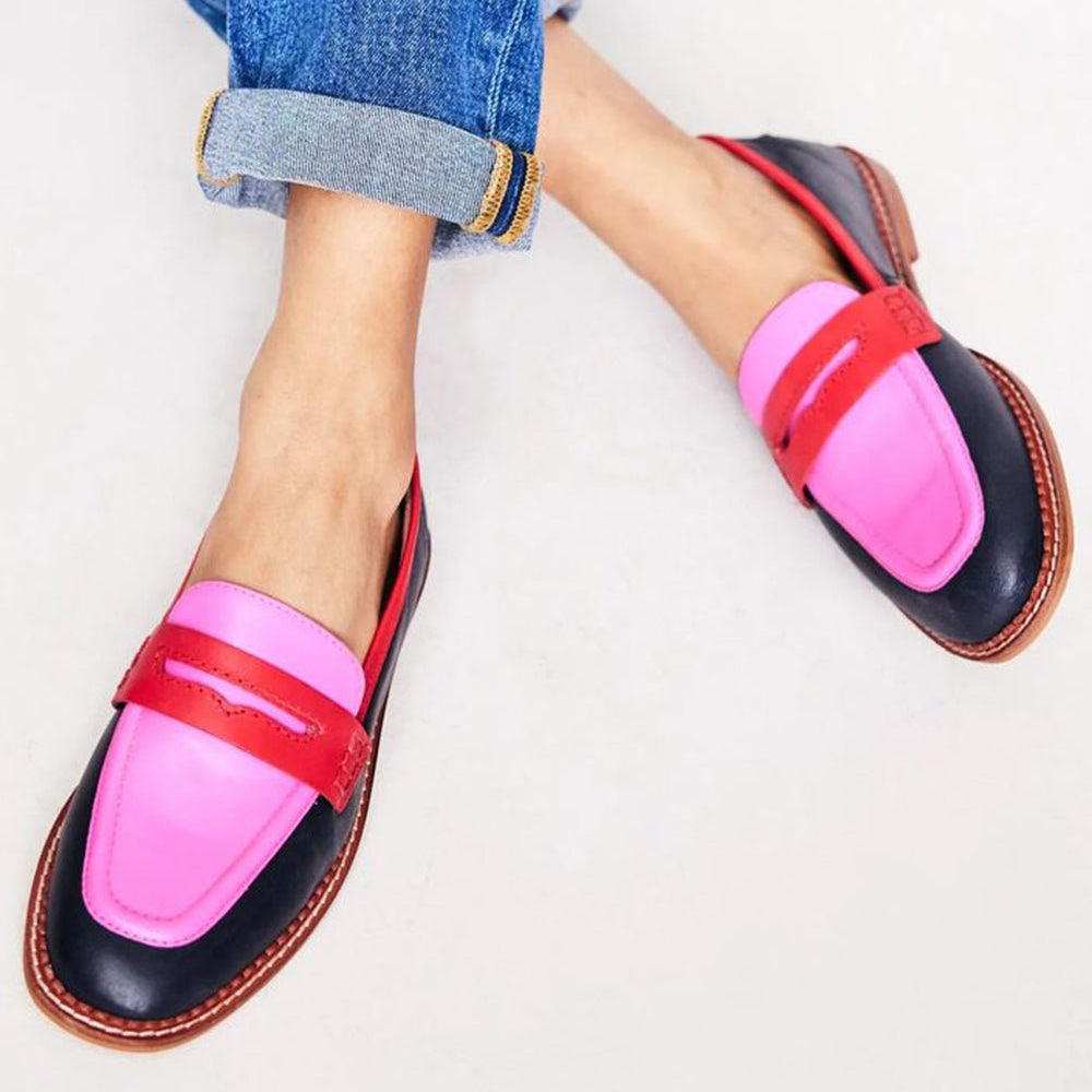 Lunessa | Mocassins com acento colorido - Ines Braga