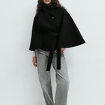 Lusana - Casaco elegante com cinto - Ines Braga