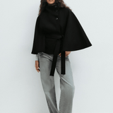 Lusana - Casaco elegante com cinto - Ines Braga