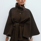 Lusana - Casaco elegante com cinto - Ines Braga