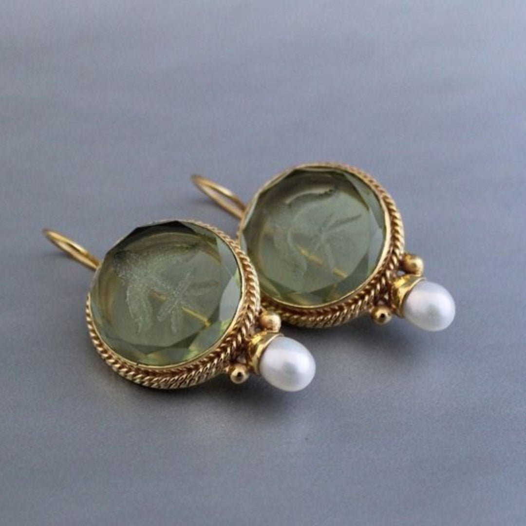 Luz | Brincos Vintage Elegantes - Ines Braga