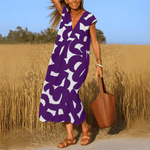 Magda| Vestido fluido com decote em V - Ines Braga