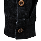 João | Camisa premium de algodão em denim