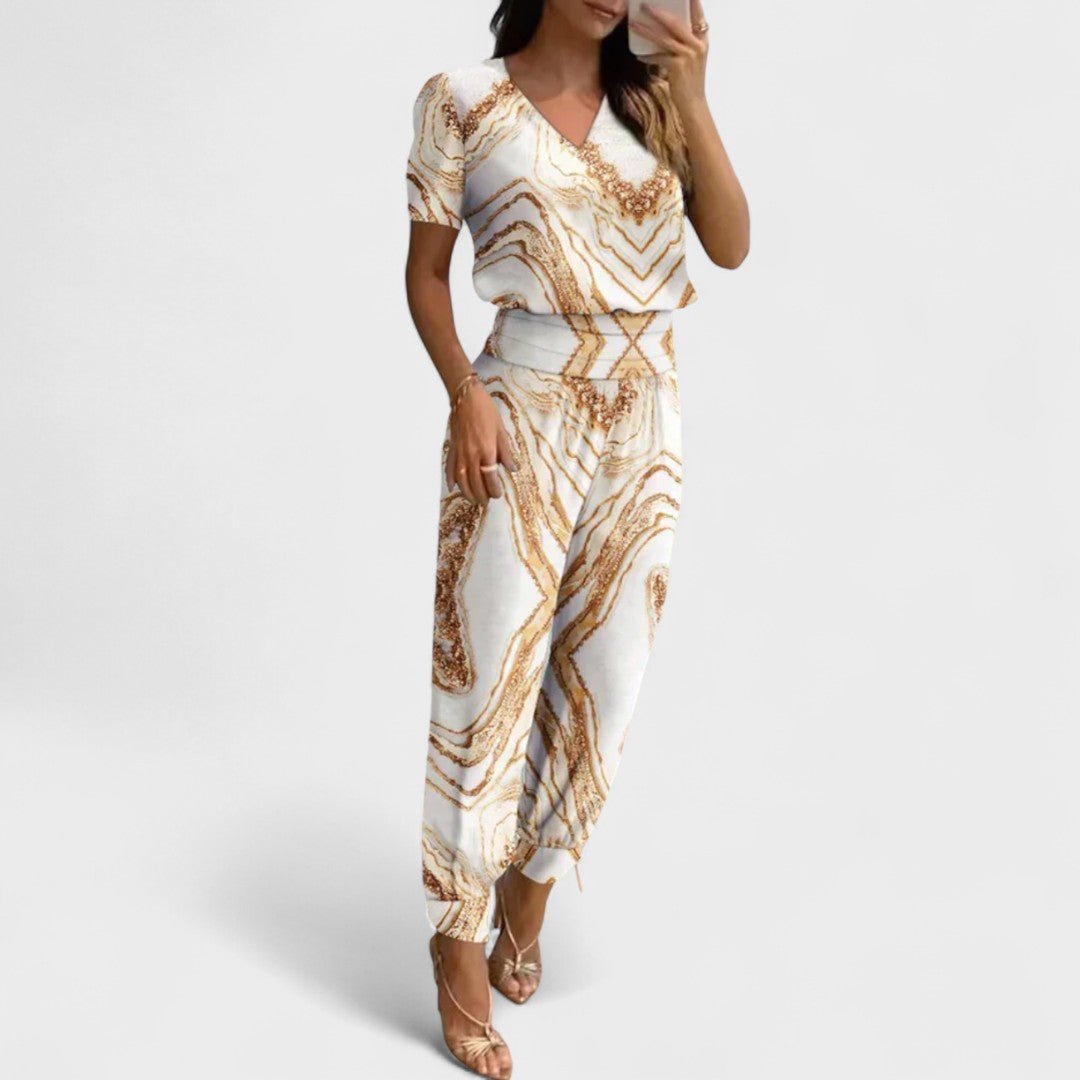 Margarida - Macacão elegante para senhora - Ines Braga
