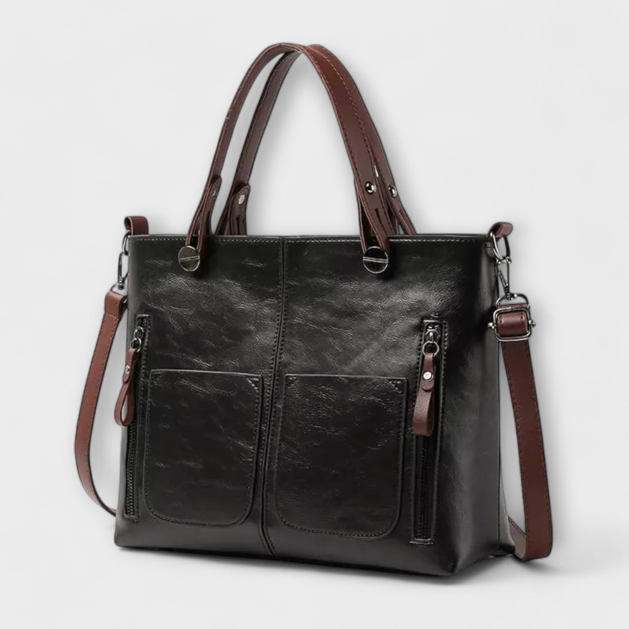 Maria. - Bolsa de couro elegante - Ines Braga
