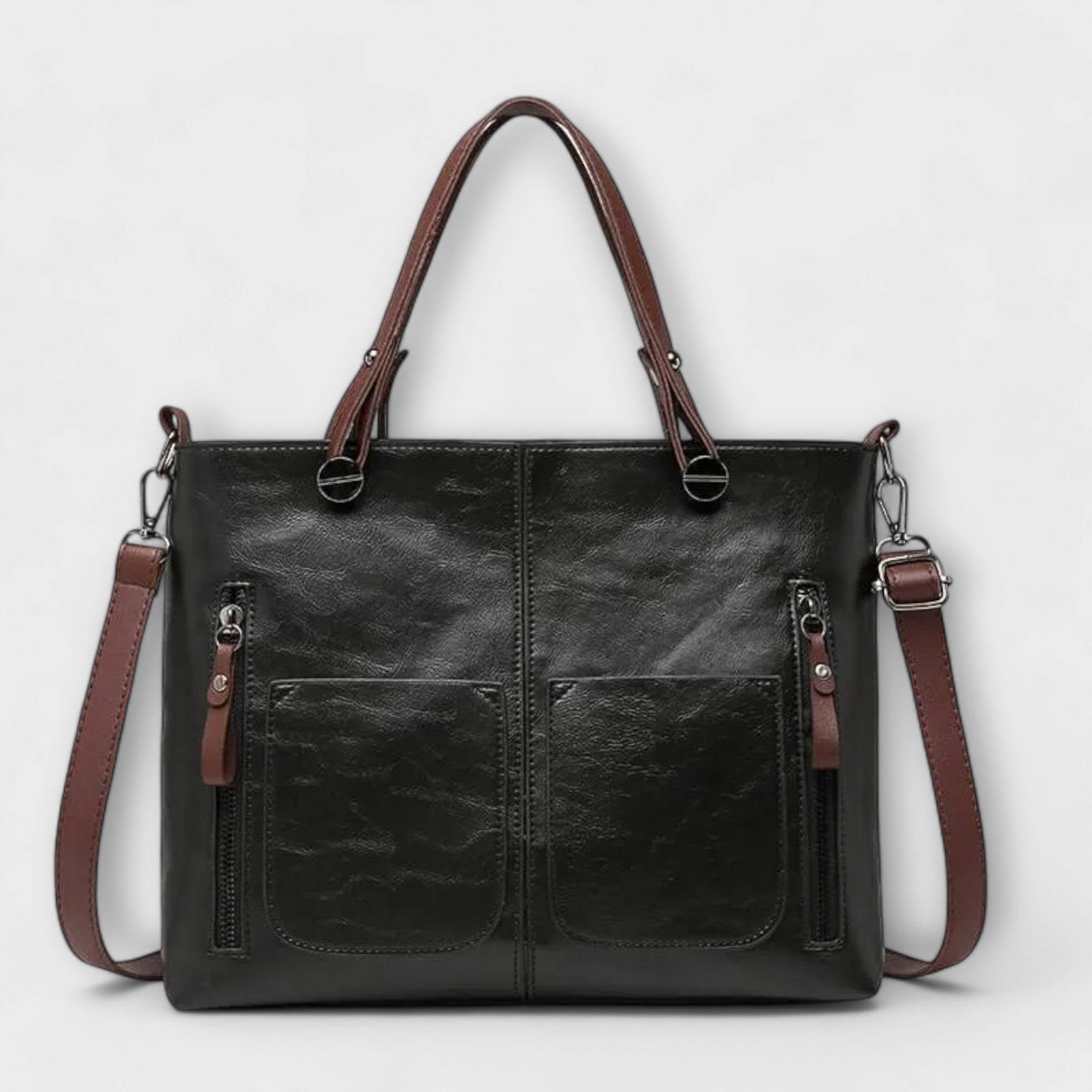 Maria. - Bolsa de couro elegante - Ines Braga