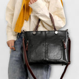Maria. - Bolsa de couro elegante - Ines Braga