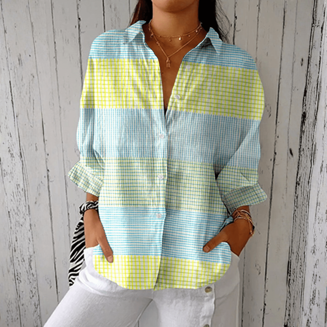 Marie | Blusa Pastel Leve Feminina Versátil Elegante - Ines Braga