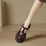 Mary Janes - Sapato Elegante em Couro - Ines Braga