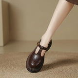 Mary Janes - Sapato Elegante em Couro - Ines Braga