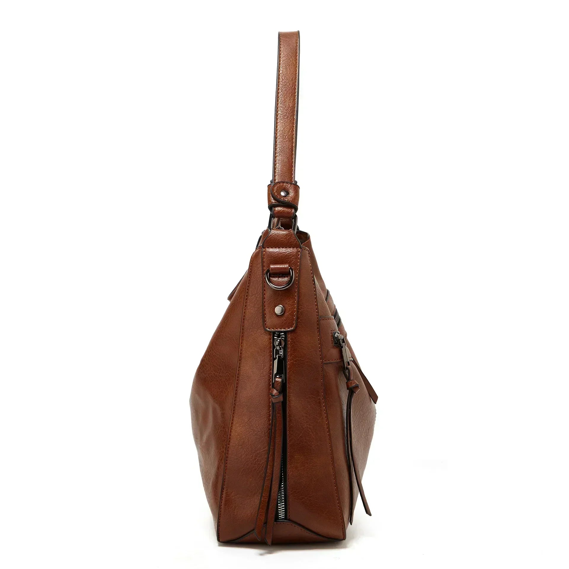 Maya | Bolsa de Ombro em Couro Premium Espaçosa e Versátil - Ines Braga