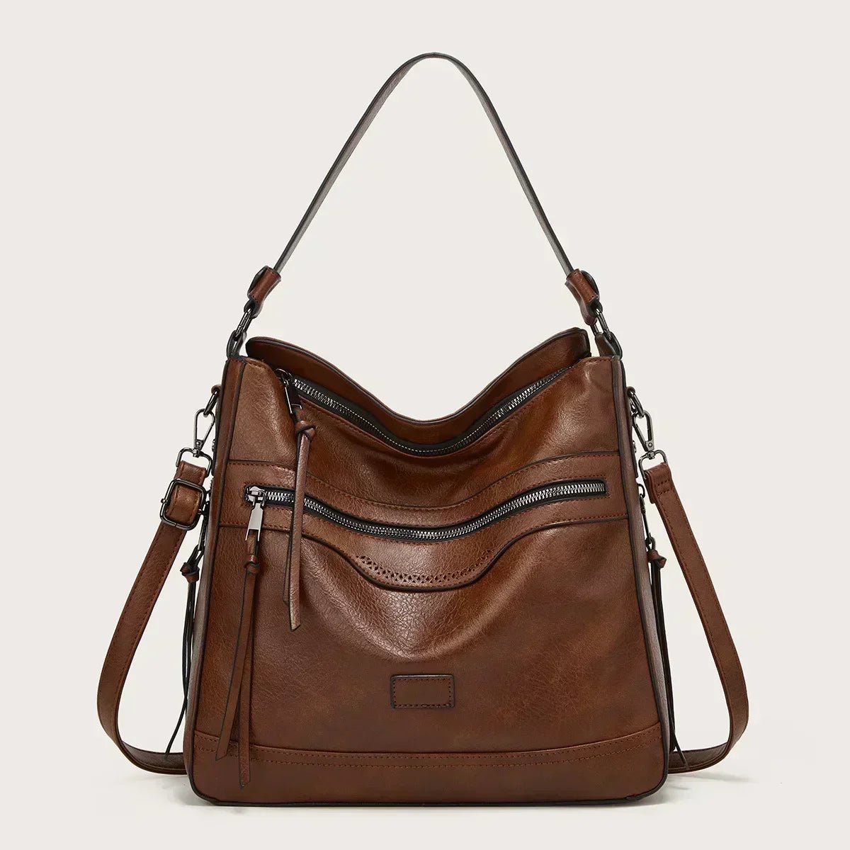 Maya | Bolsa de Ombro em Couro Premium Espaçosa e Versátil - Ines Braga