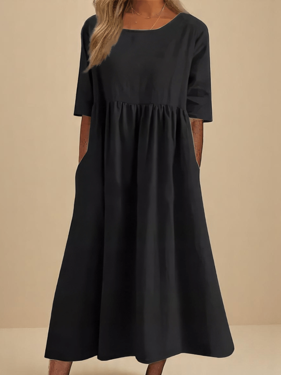 Minea™ | Vestido Em Algodão Arejado - Ines Braga