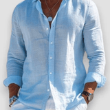 MIRAVO | Camisa casual em linho para homem - Ines Braga