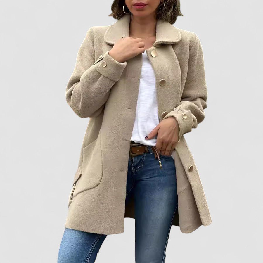 MOANA | Casaco Oversized Clássico com Botão - Ines Braga