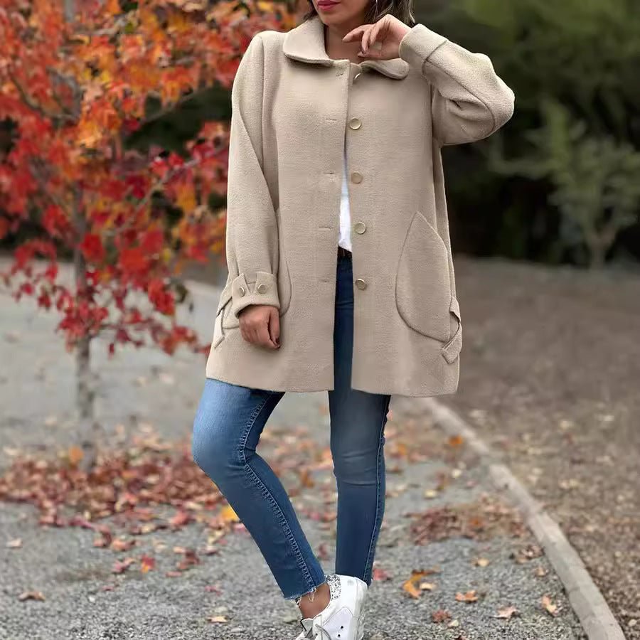 MOANA | Casaco Oversized Clássico com Botão - Ines Braga