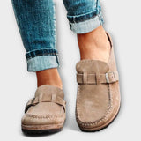 Mocassins Ortópedicos Femininos com Fecho Decorativo - Ines Braga