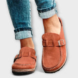 Mocassins Ortópedicos Femininos com Fecho Decorativo - Ines Braga