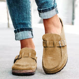 Mocassins Ortópedicos Femininos com Fecho Decorativo - Ines Braga