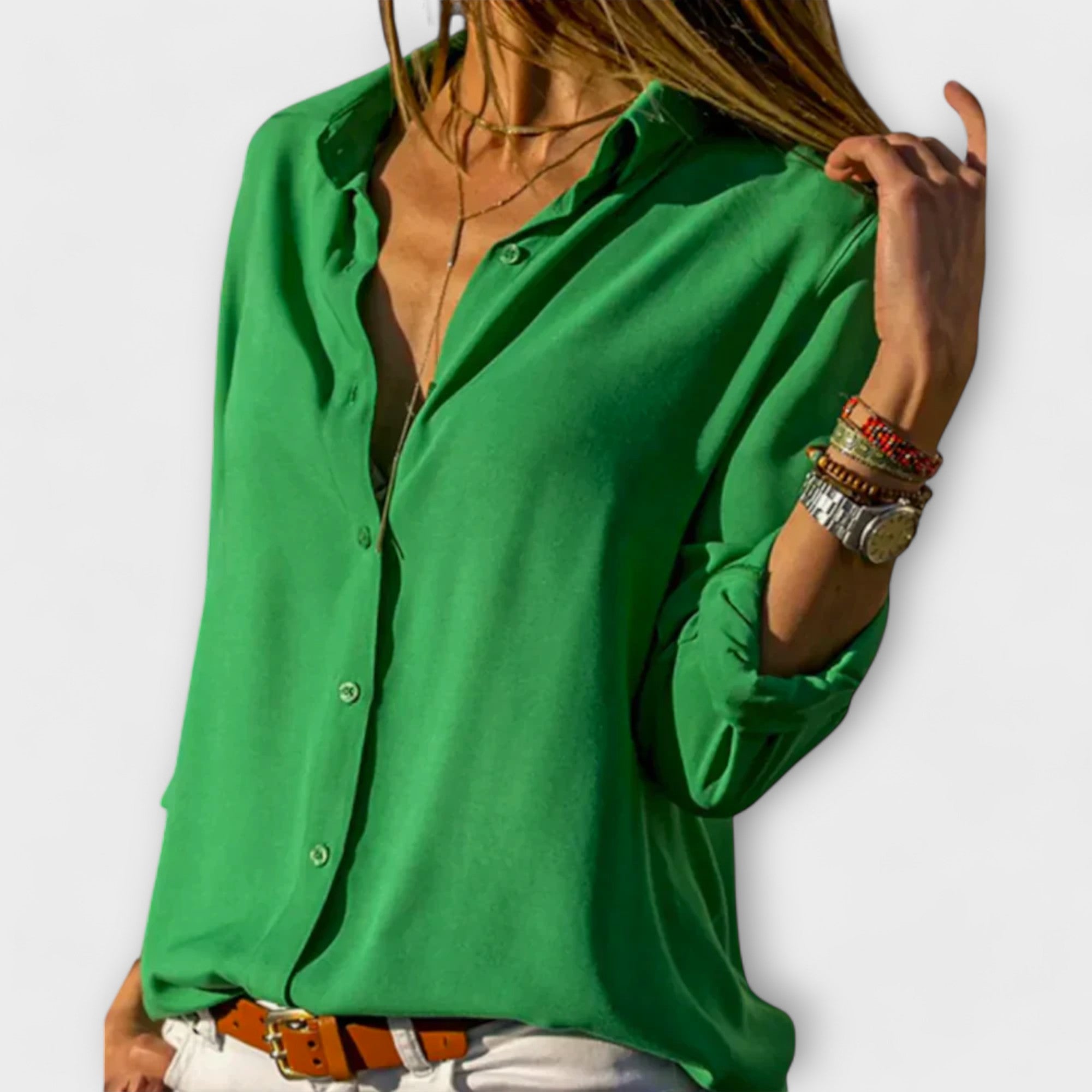 Monias - Blusa de Cetim - Ines Braga