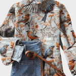 Mónica - Camisola de Malha Artística - Ines Braga