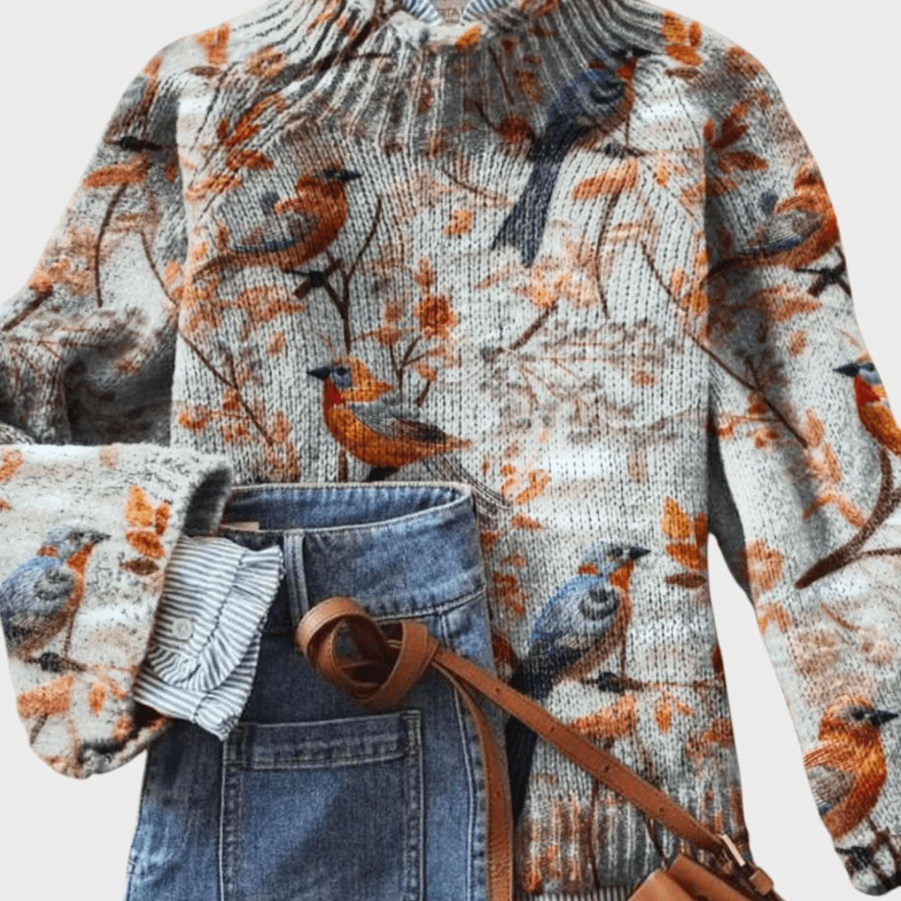 Mónica - Camisola de Malha Artística - Ines Braga