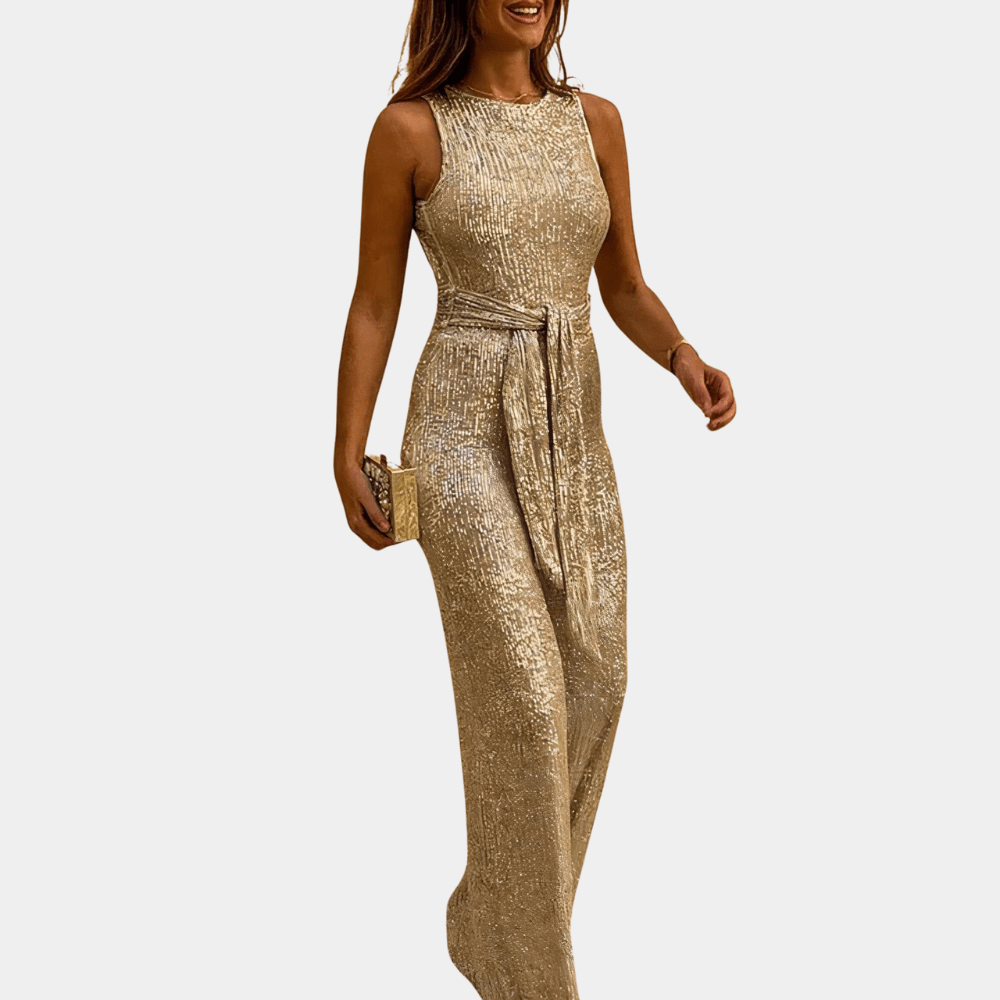Monica – Macacão com glitter para senhora – Edição verão - Ines Braga