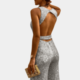 Monica – Macacão com glitter para senhora – Edição verão - Ines Braga