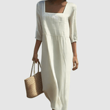 Nádia | Vestido Casual em Linho - Ines Braga