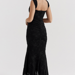 Nalina™ | Vestido Maxi – Elegância em Cada Detalhe - Ines Braga