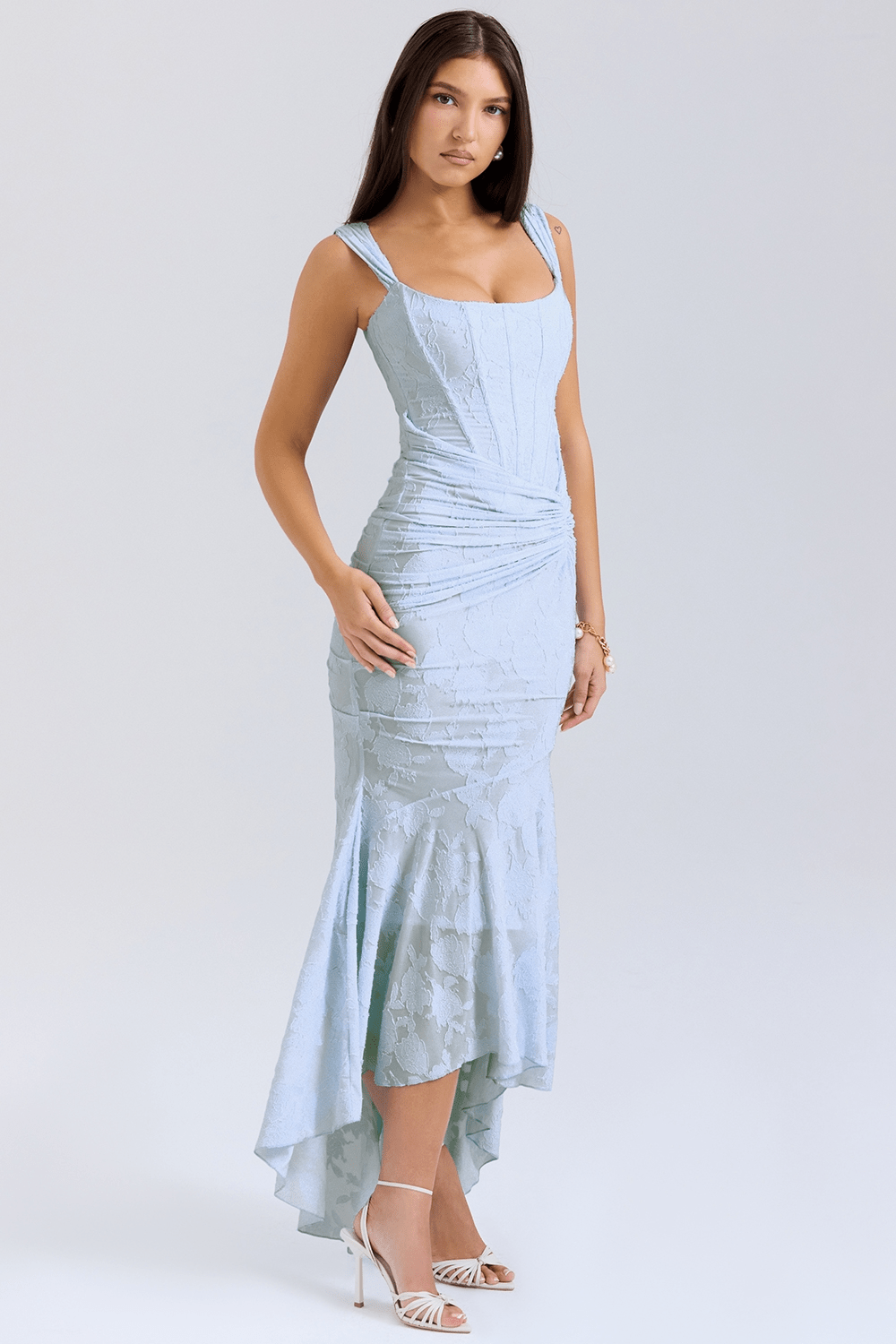 Nalina™ | Vestido Maxi – Elegância em Cada Detalhe - Ines Braga