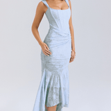 Nalina™ | Vestido Maxi – Elegância em Cada Detalhe - Ines Braga