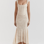 Nalina™ | Vestido Maxi – Elegância em Cada Detalhe - Ines Braga